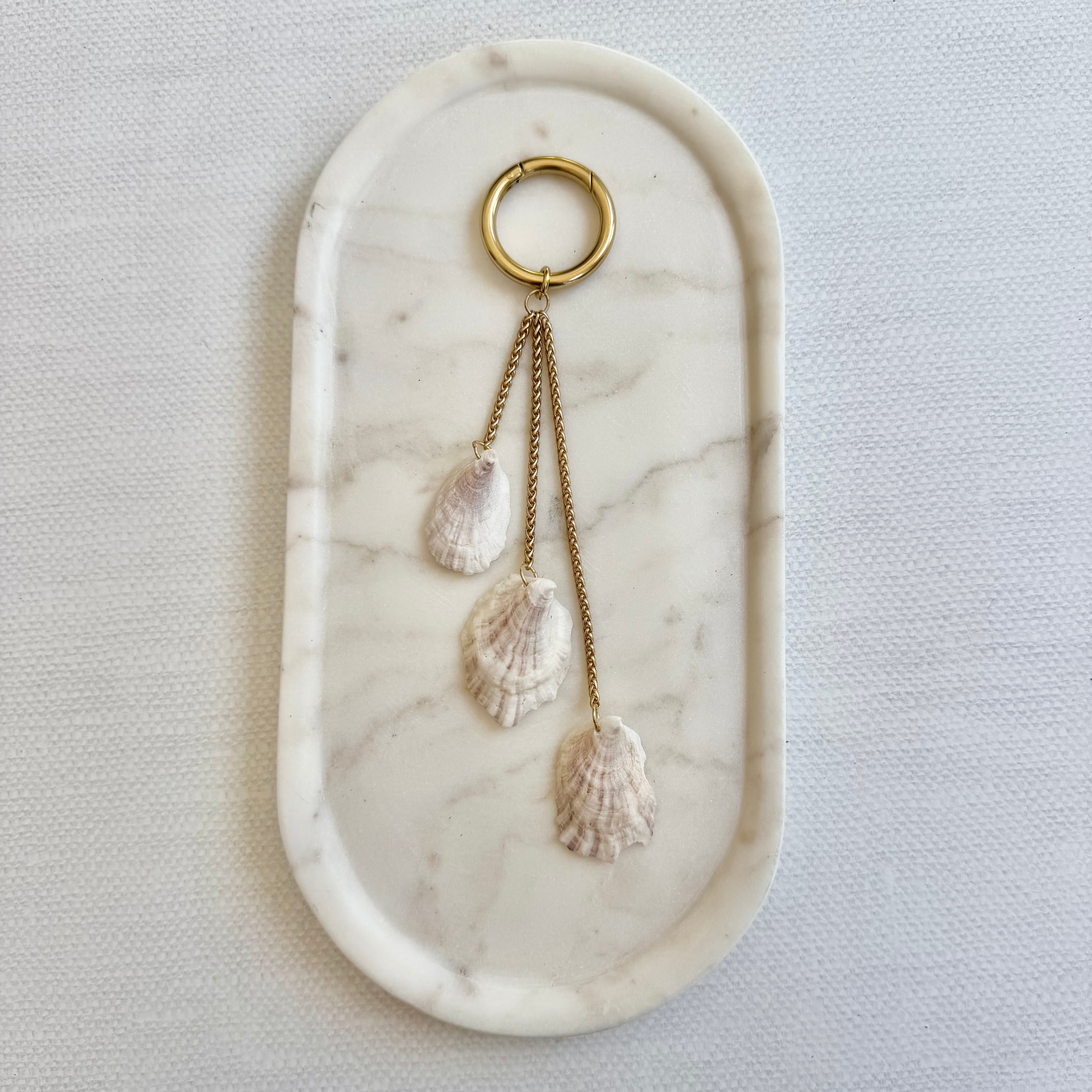 #111 Three Shell Oyster Charm (1st quality)