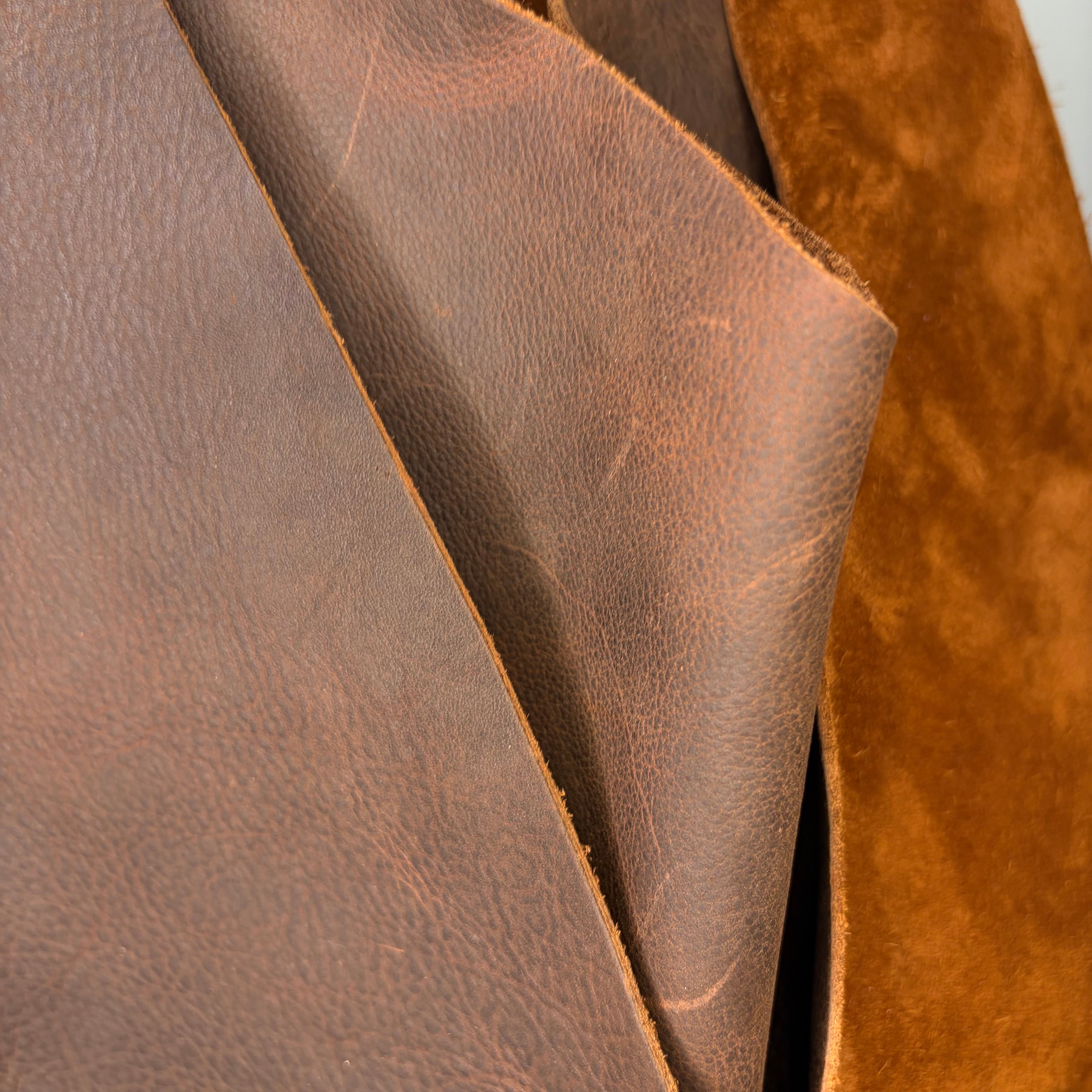 #57 Original Wildwood Bag | Large // Brown Leather with 20" Seaside Teal Dock Line (2nd quality)