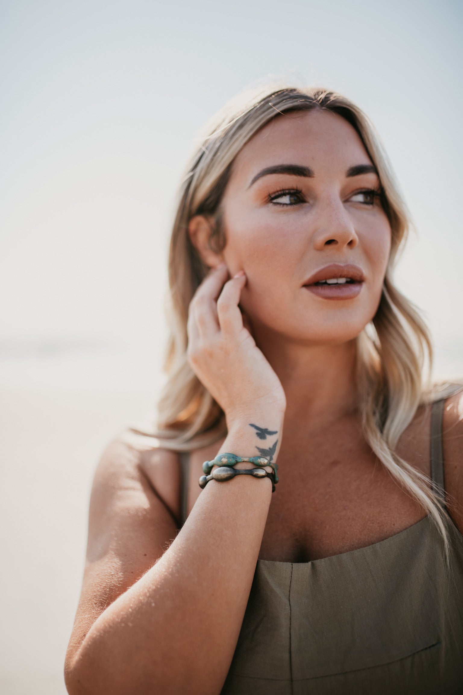 Seaweed Bracelet // in Polished Brass