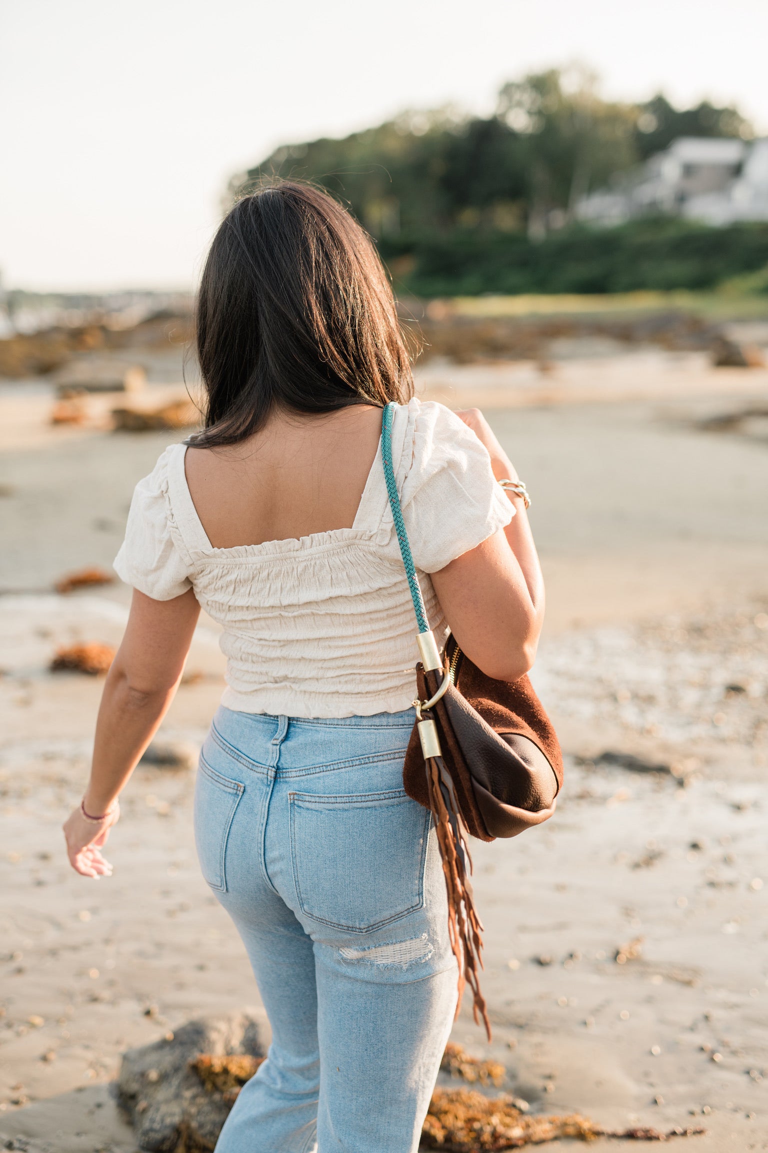 Sling Bag // in Brown Leather