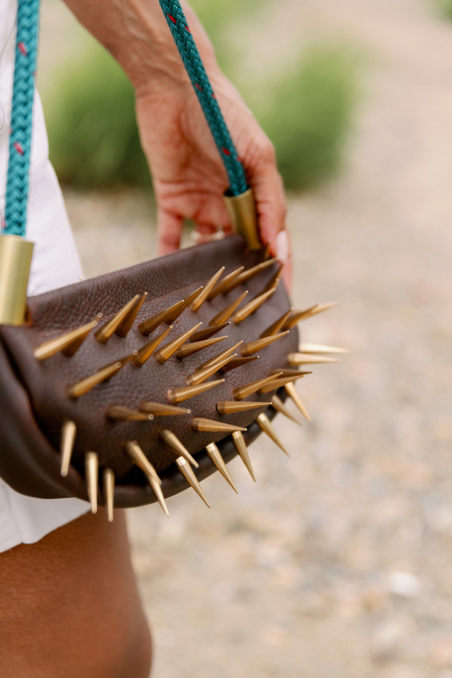 Sea Urchin Bag // Kaiya in Brown Leather