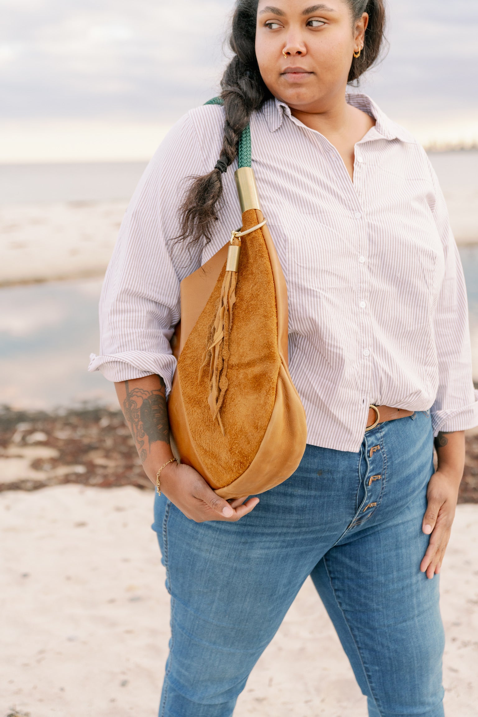 Original Wildwood Bag // Large in Beach Nut Leather