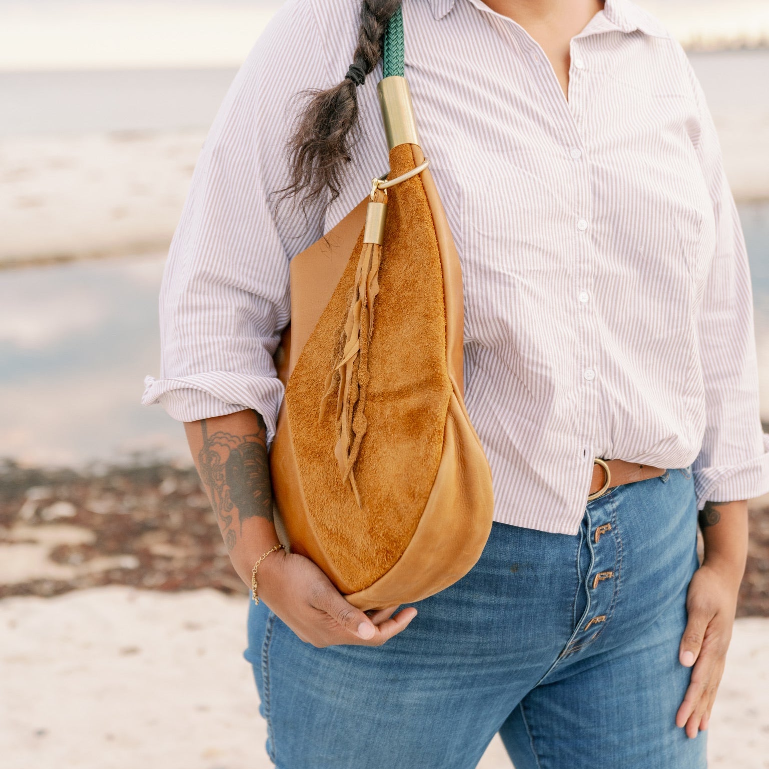 Original Wildwood Bag // Large in Beach Nut Leather