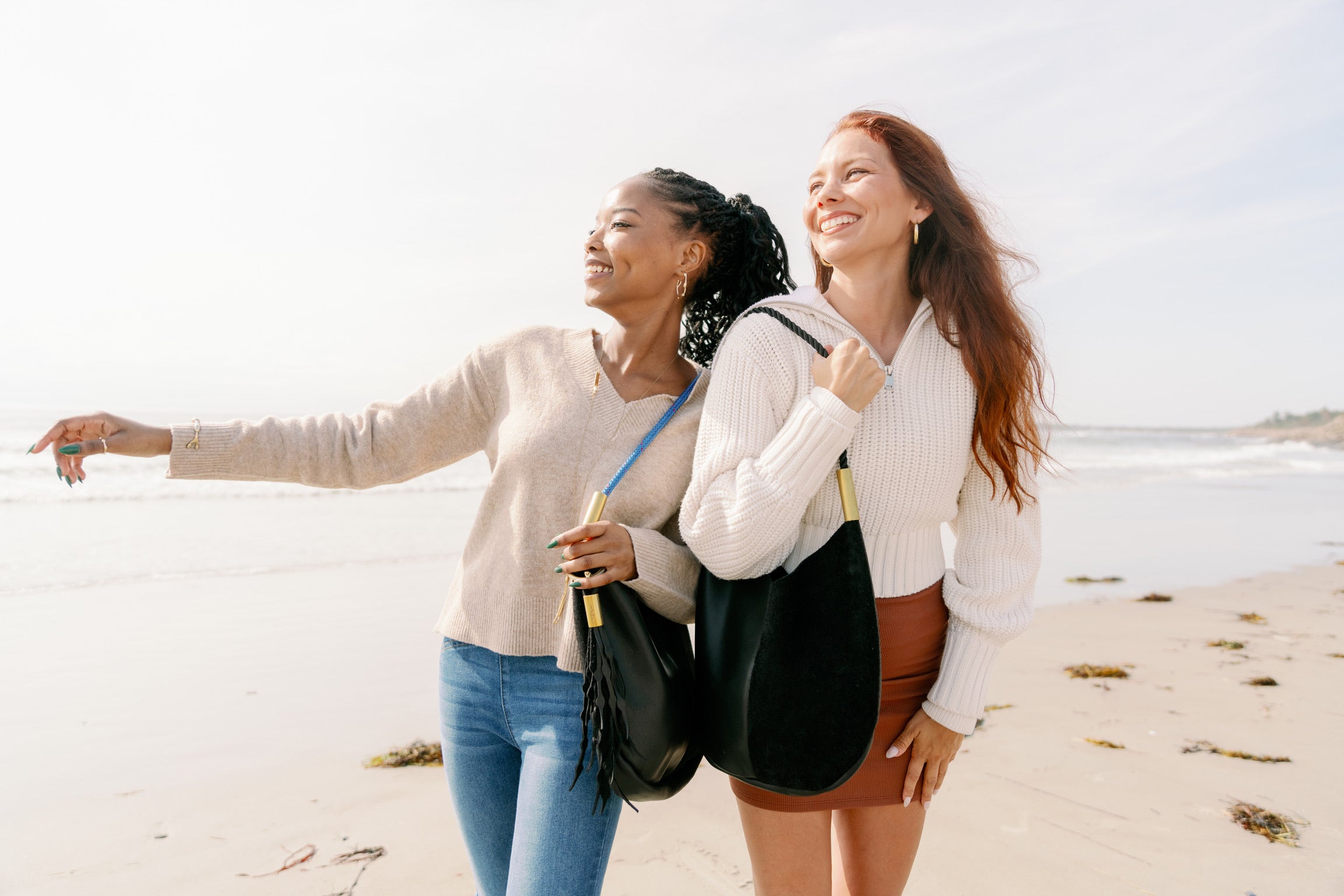 Mermaid Purse // in Black Leather