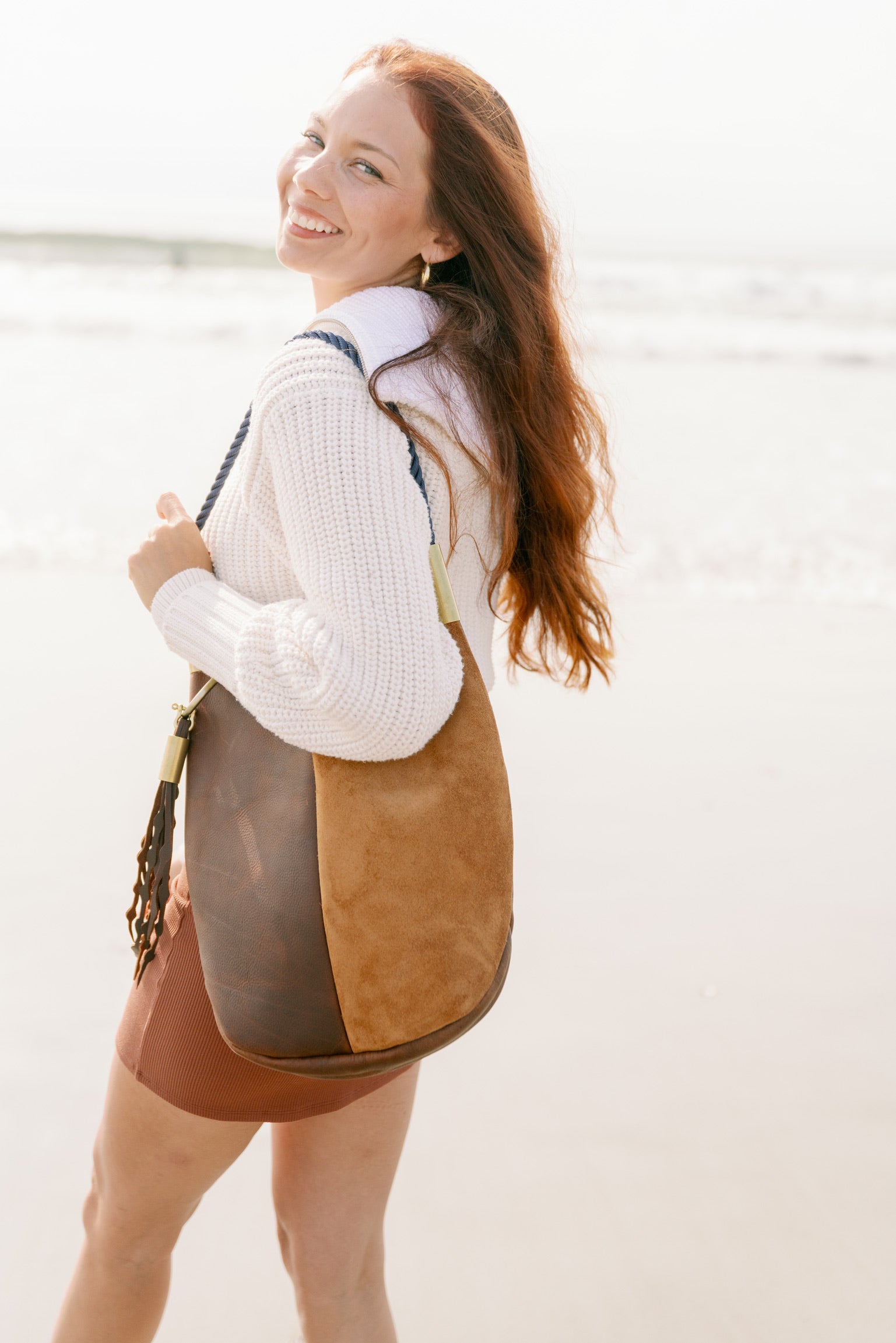 Mermaid Purse // in Brown Leather