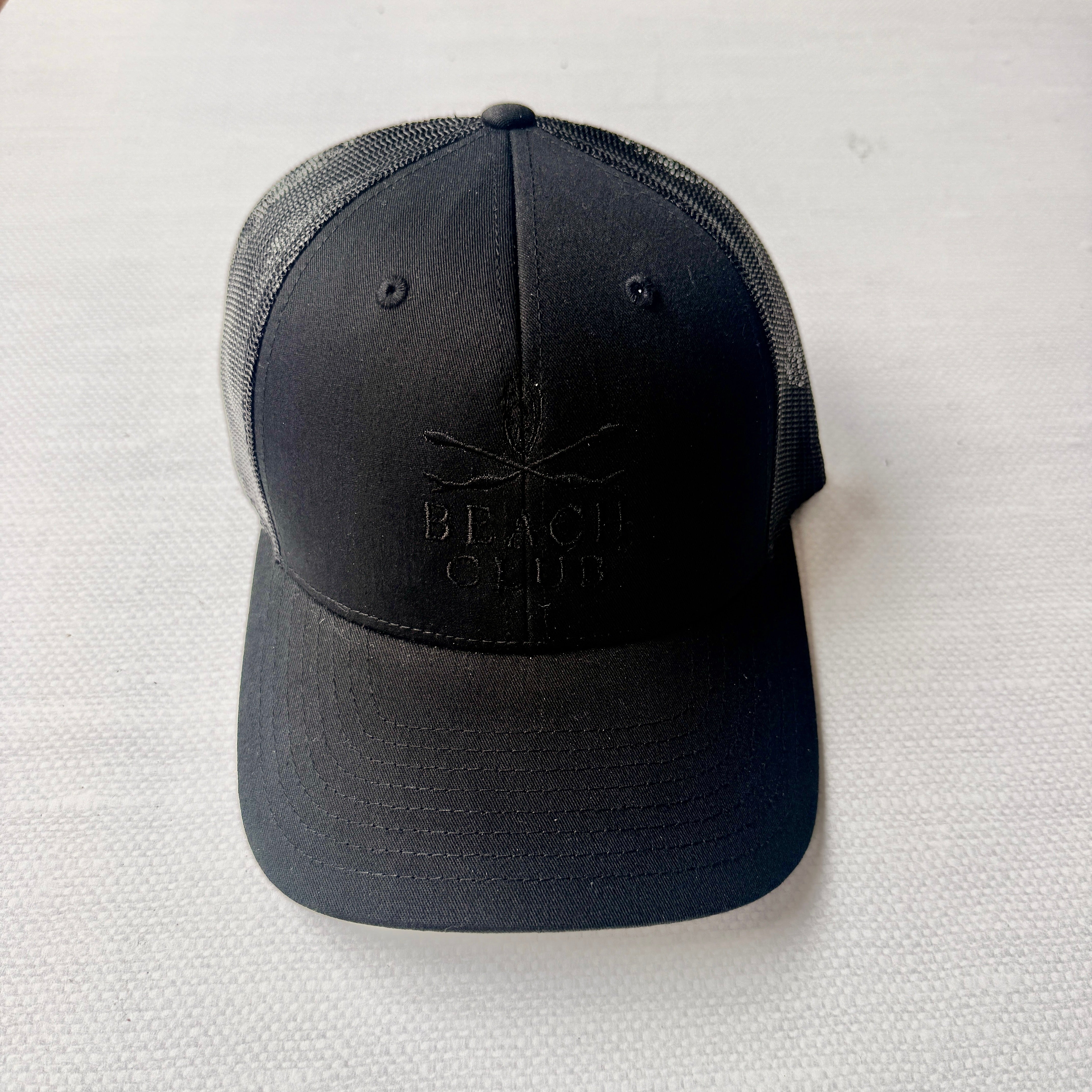 #61 Beach Club Hat - Black/ Black/ Black (1st quality)