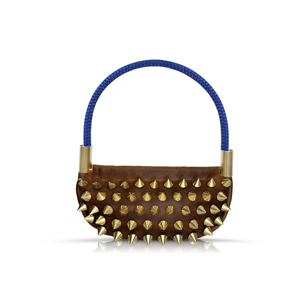 Sea Urchin // Marina in Brown Tourmaline with Harborside Blue Rope