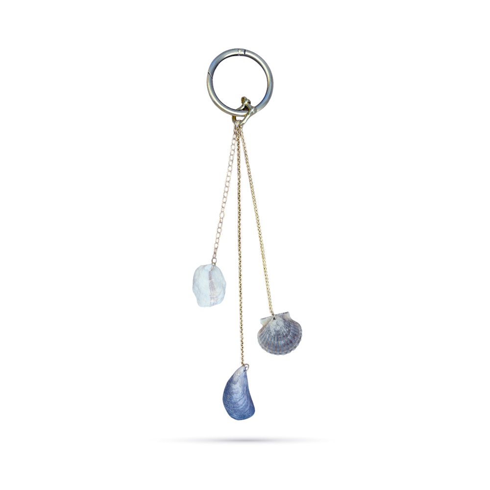 Triple Shell Bag Charm // #2