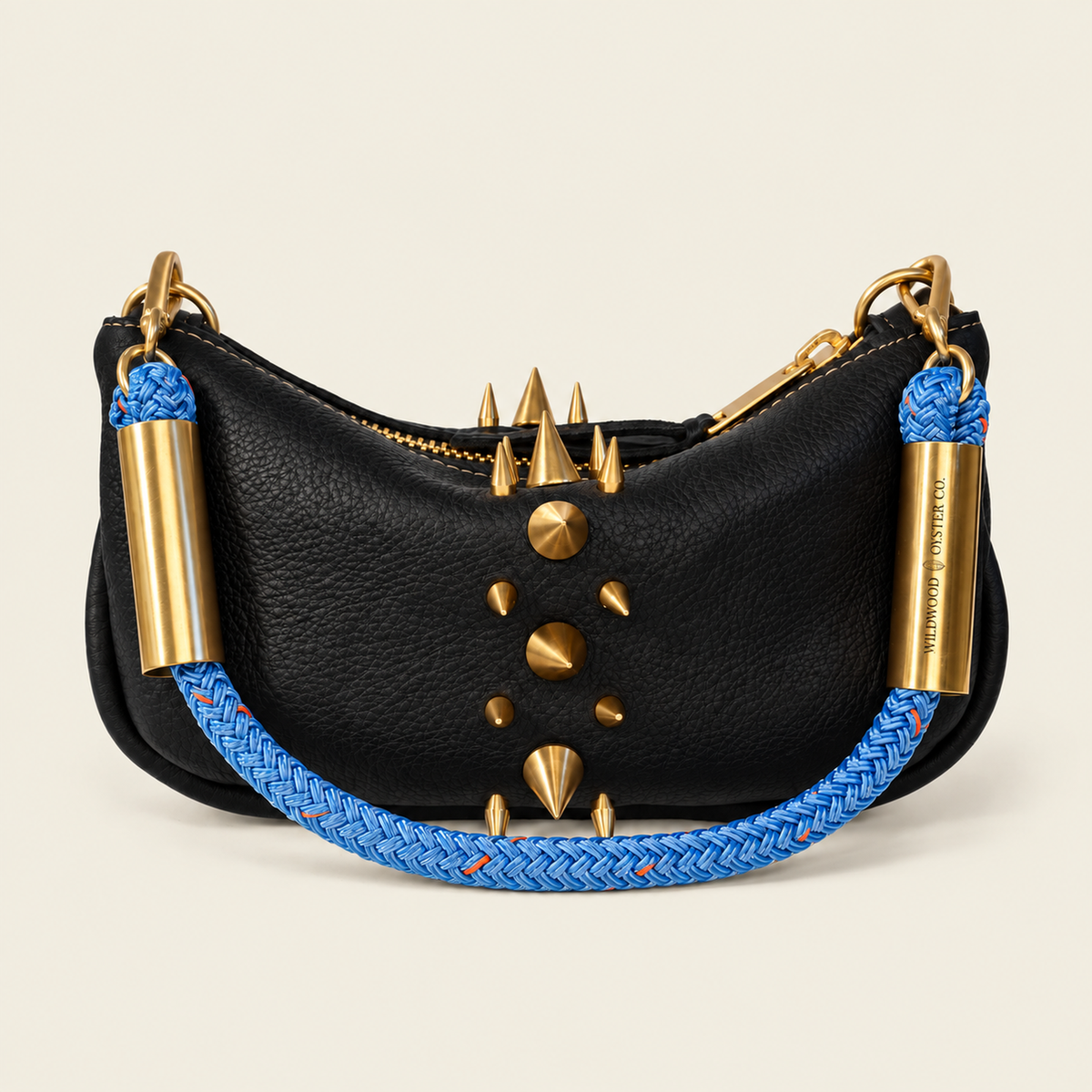 Convertible Sea Urchin in Black Leather