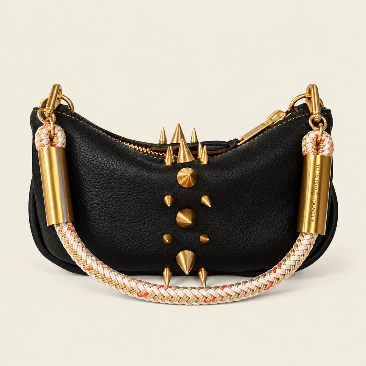 Convertible Sea Urchin in Black Leather
