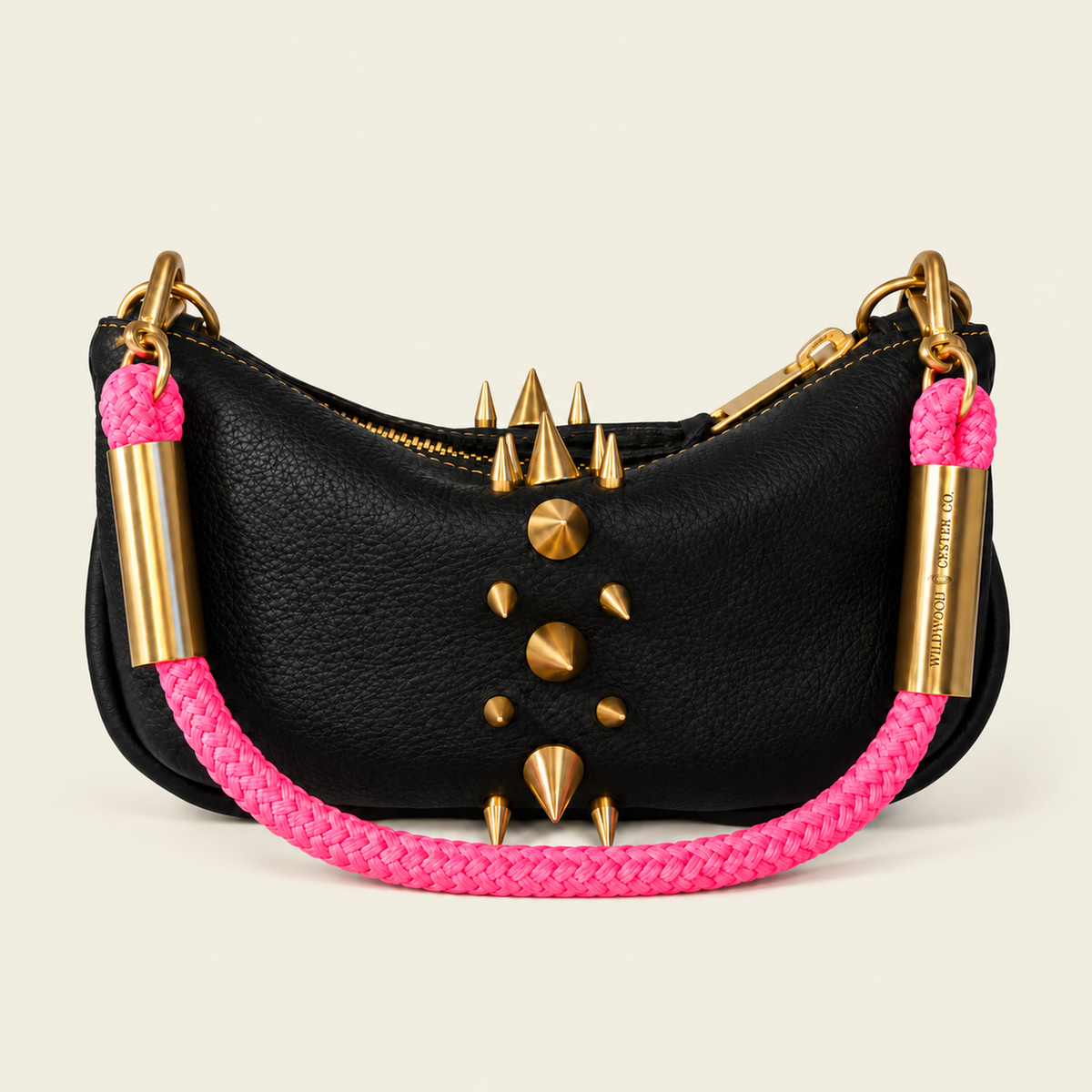 Convertible Sea Urchin in Black Leather