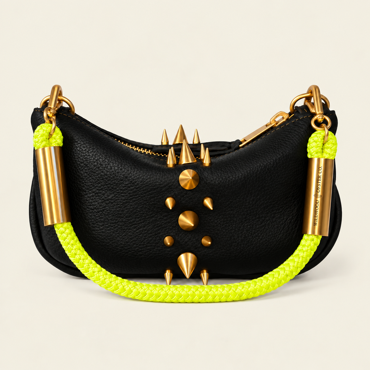 Convertible Sea Urchin in Black Leather