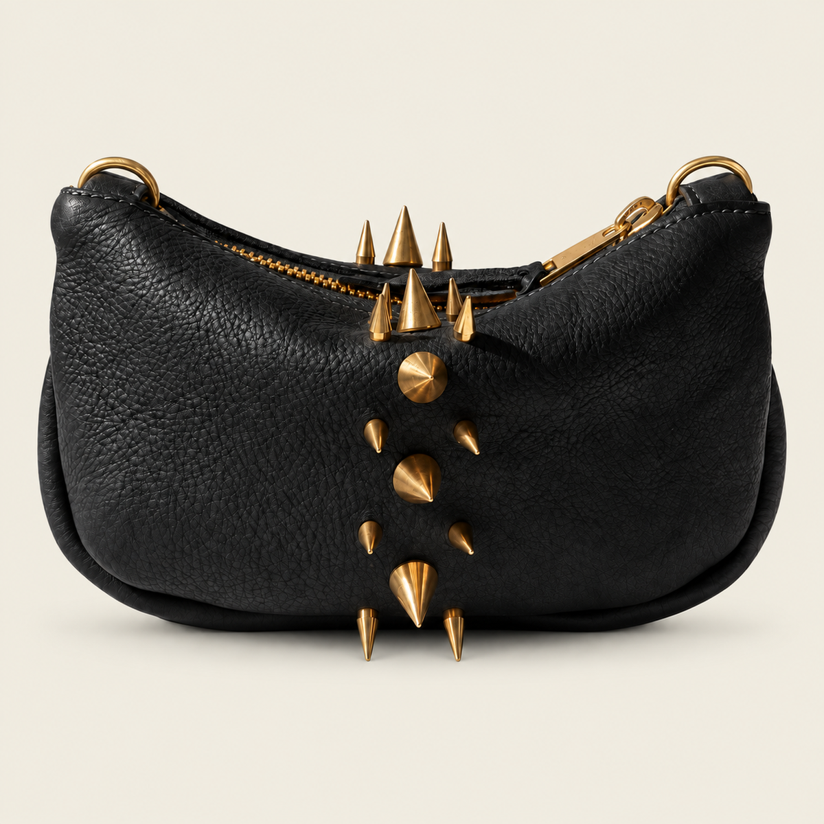 Convertible Sea Urchin in Black Leather