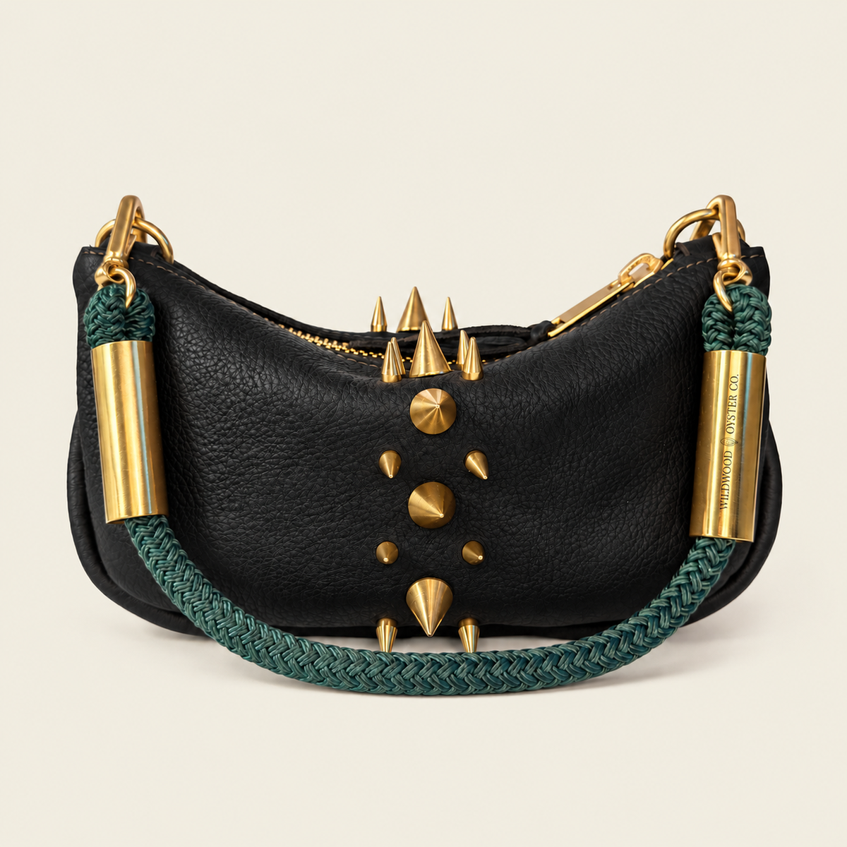 Convertible Sea Urchin in Black Leather