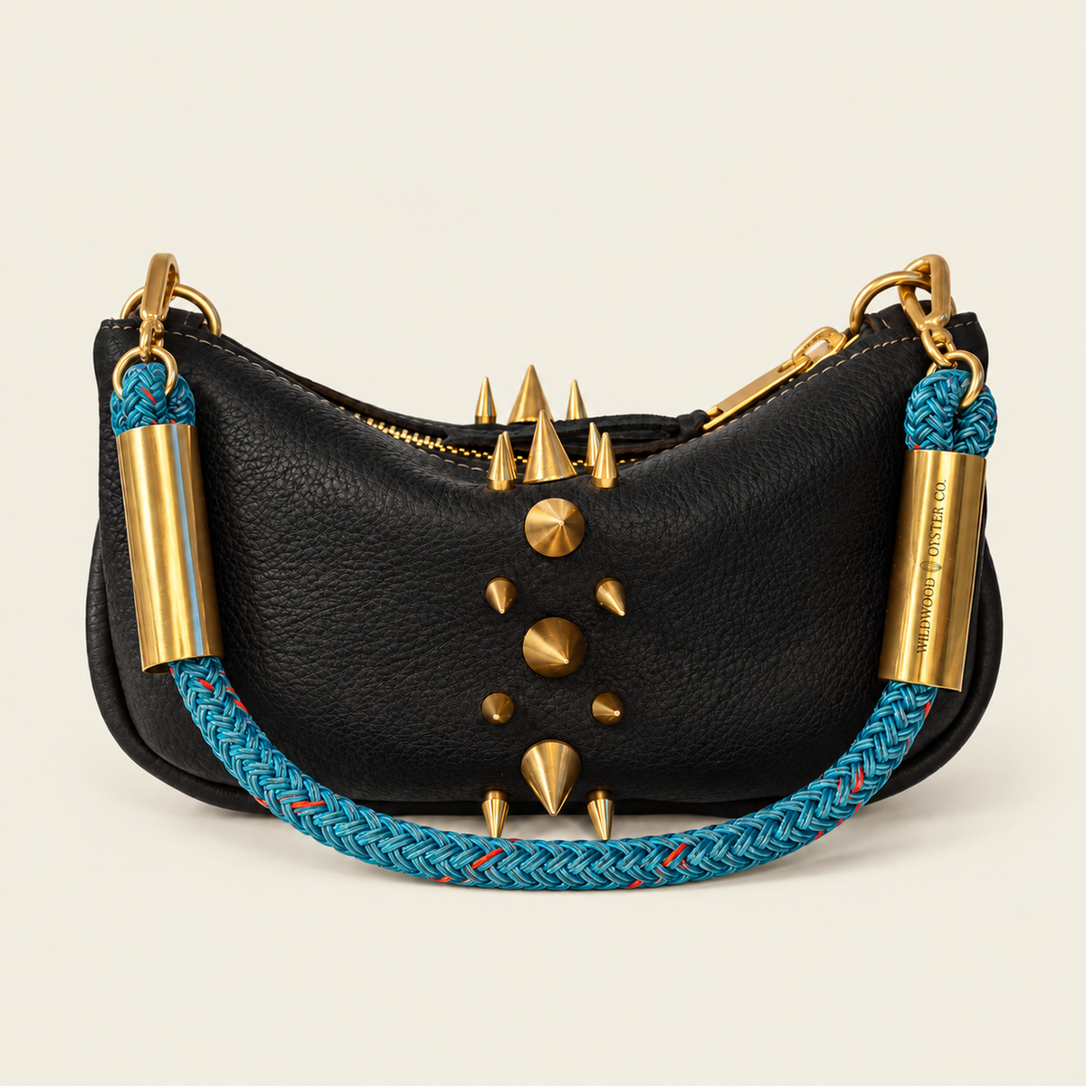 Convertible Sea Urchin in Black Leather