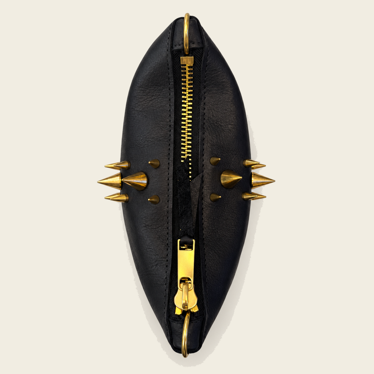 Convertible Sea Urchin in Black Leather