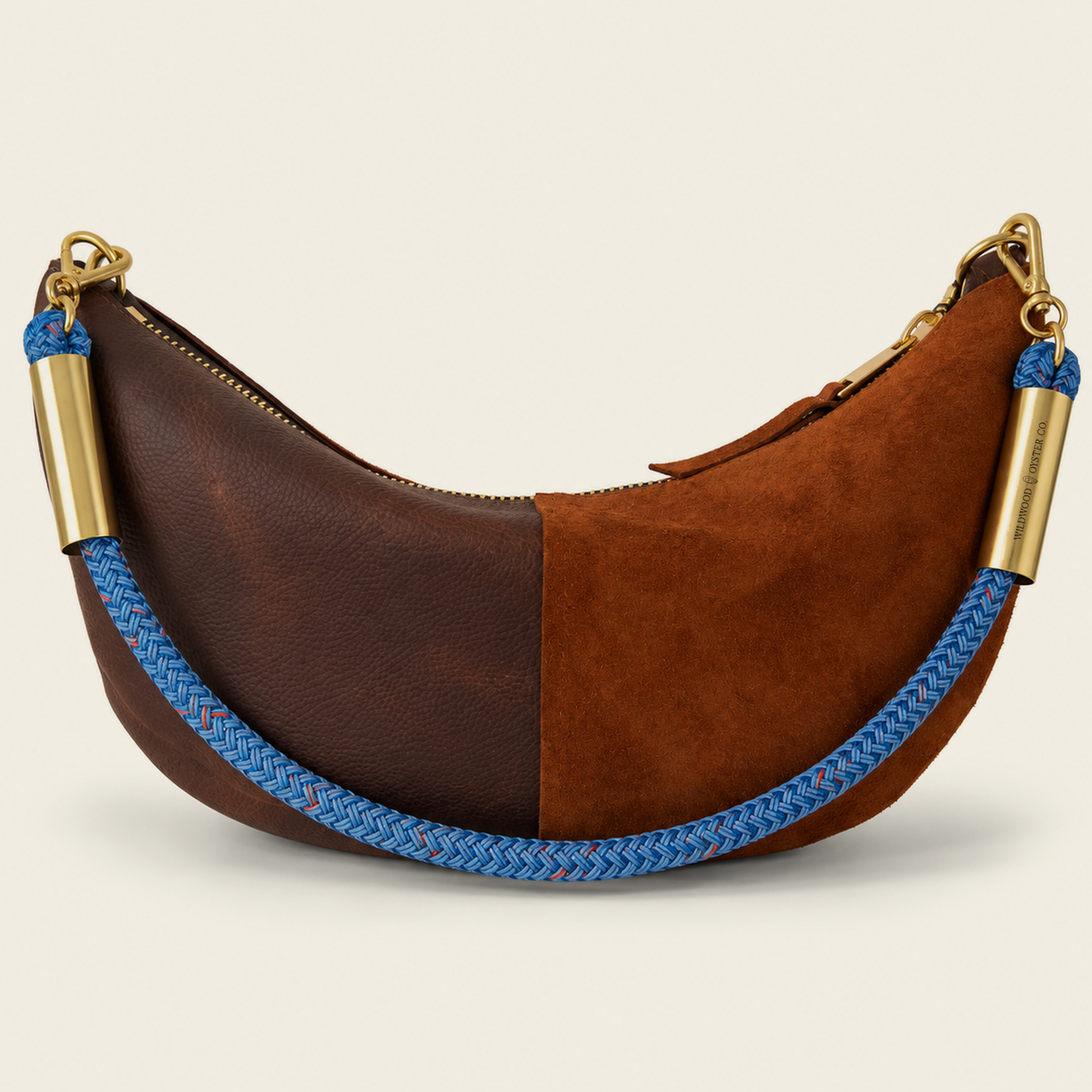 Convertible Sling in Brown Leather