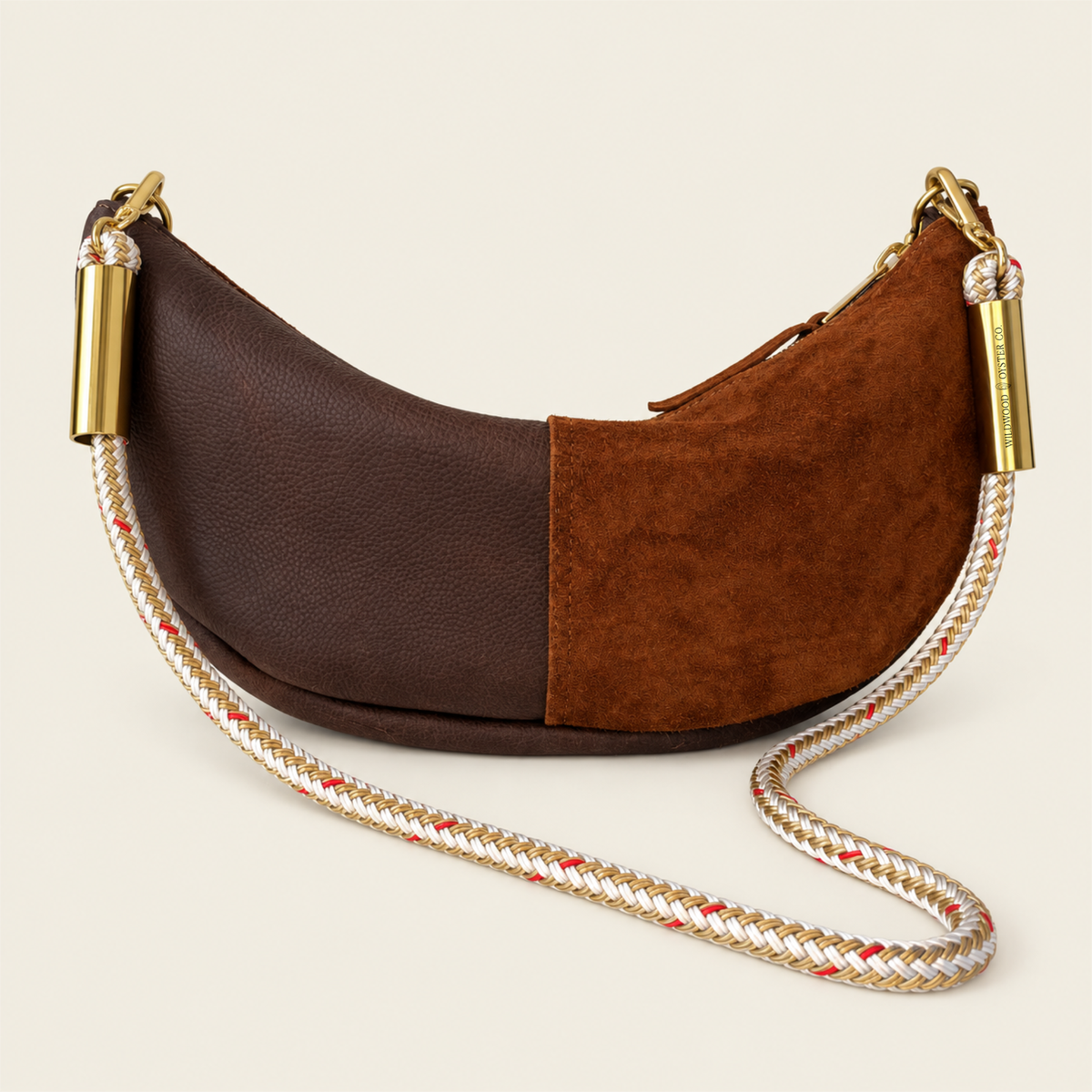 Convertible Sling in Brown Leather