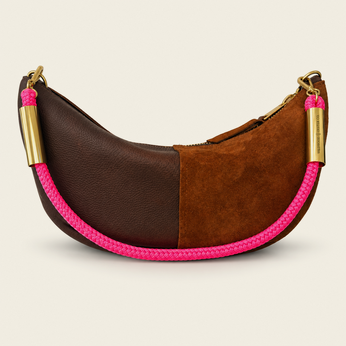 Convertible Sling in Brown Leather
