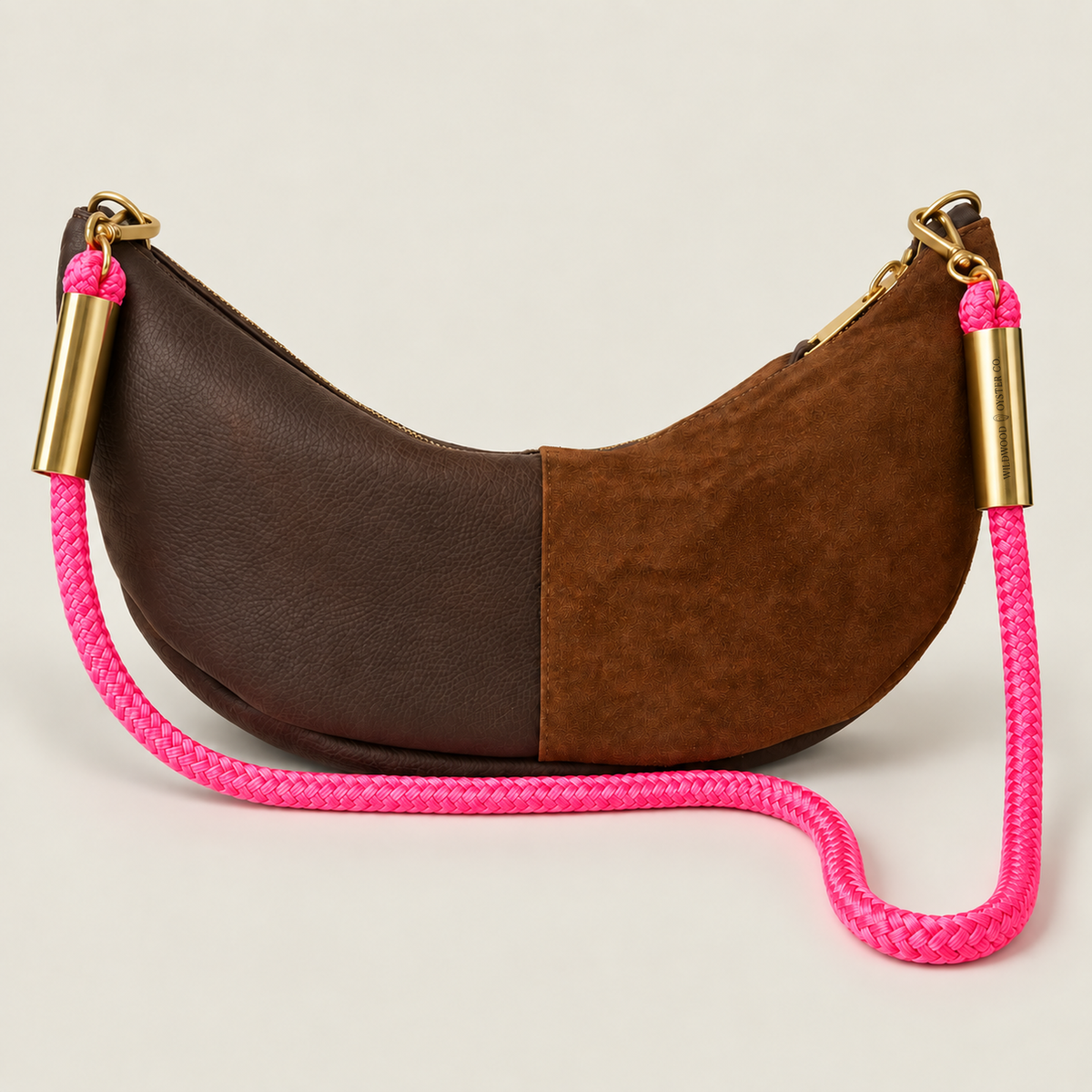 Convertible Sling in Brown Leather