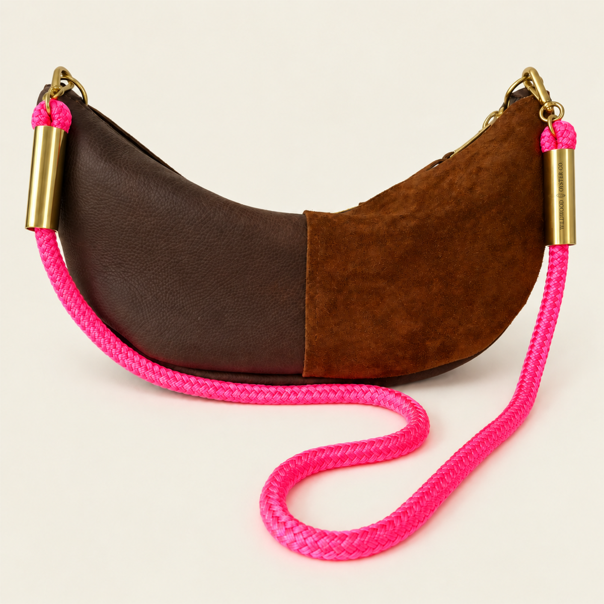 Convertible Sling in Brown Leather