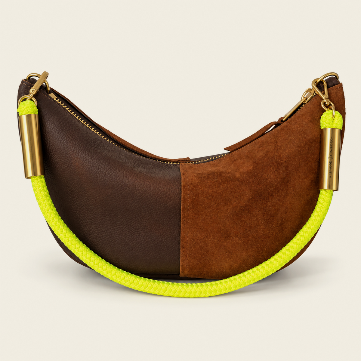 Convertible Sling in Brown Leather