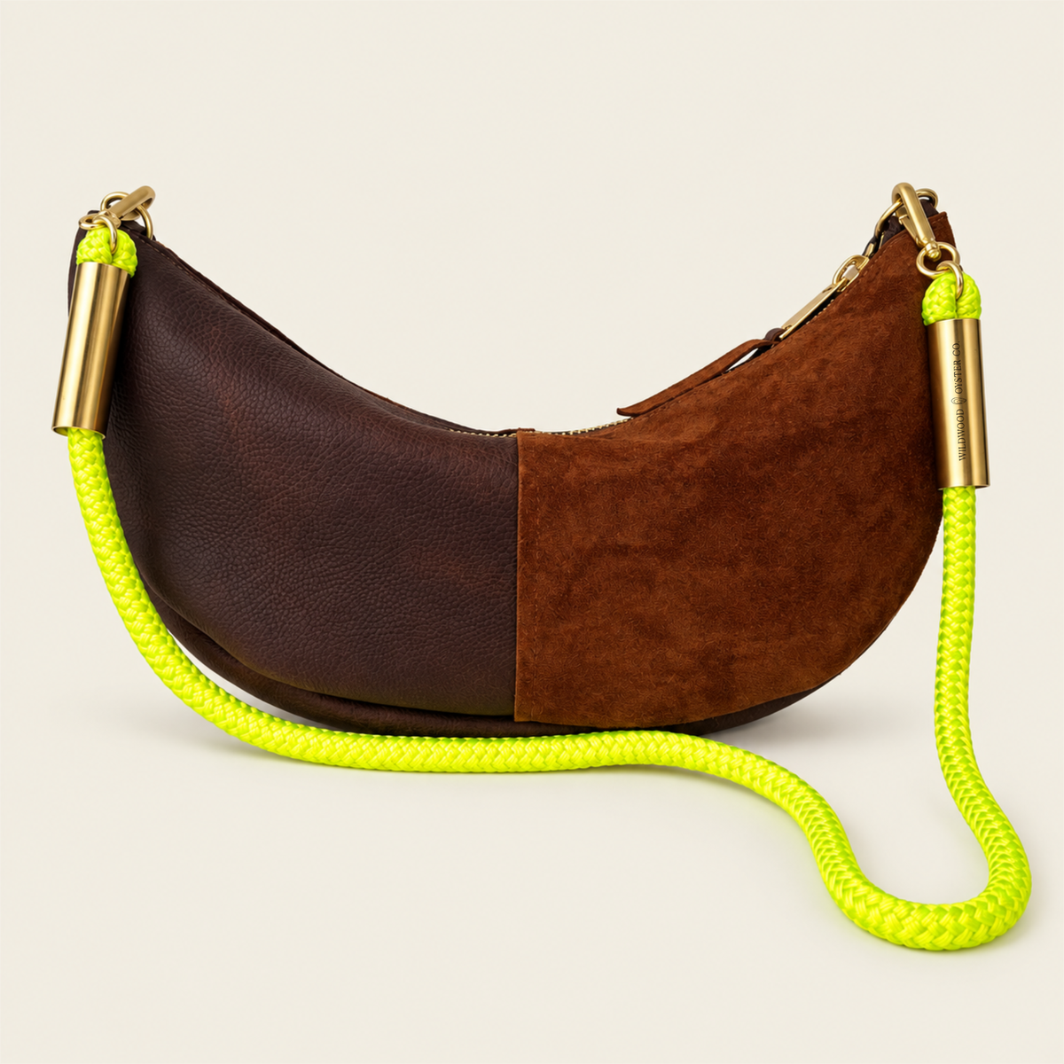 Convertible Sling in Brown Leather