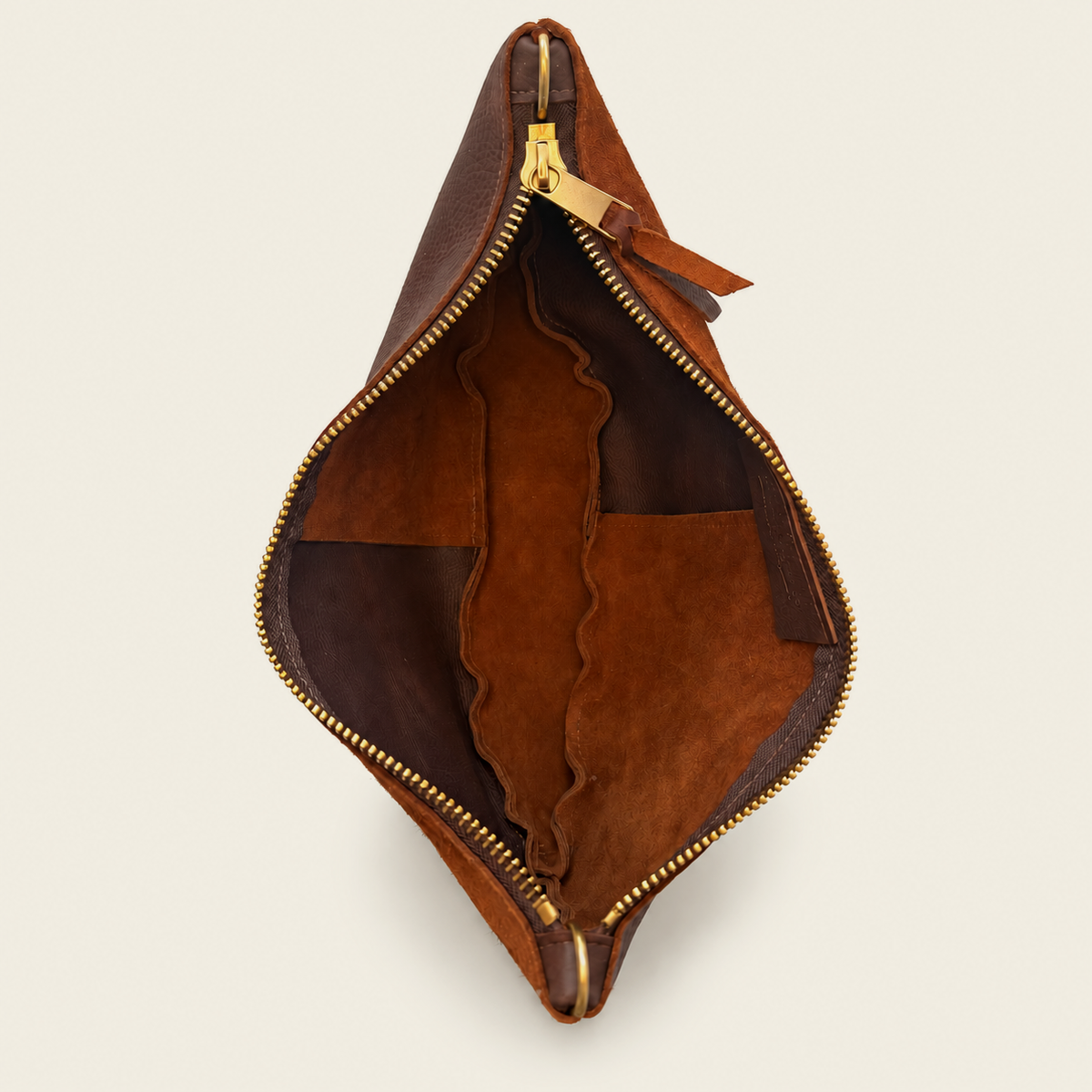 Convertible Sling in Brown Leather