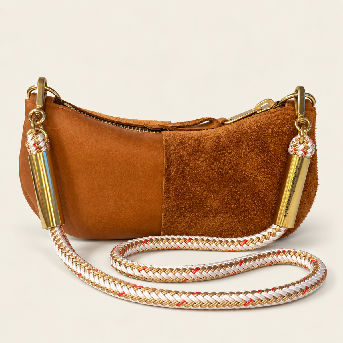 Convertible Zip Bag in Beach Nut Leather