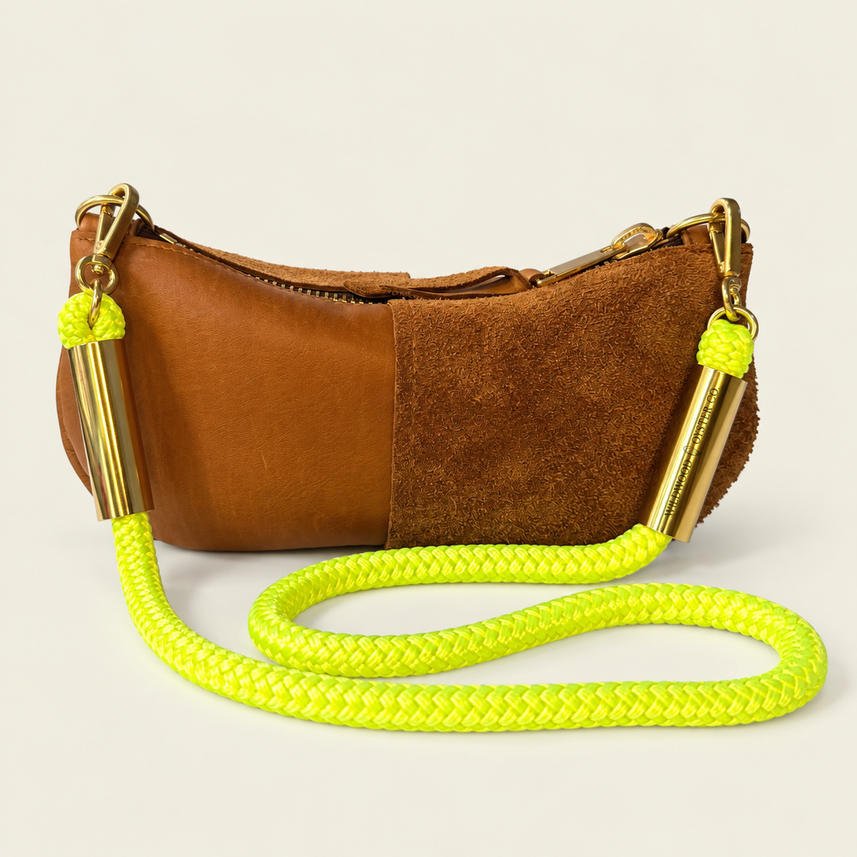 Convertible Zip Bag in Beach Nut Leather