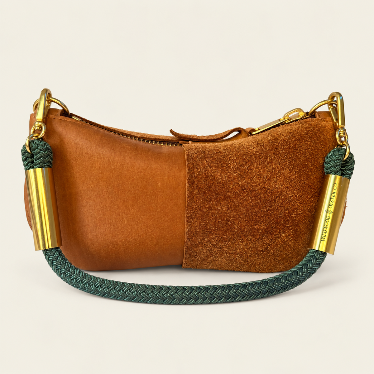Convertible Zip Bag in Beach Nut Leather