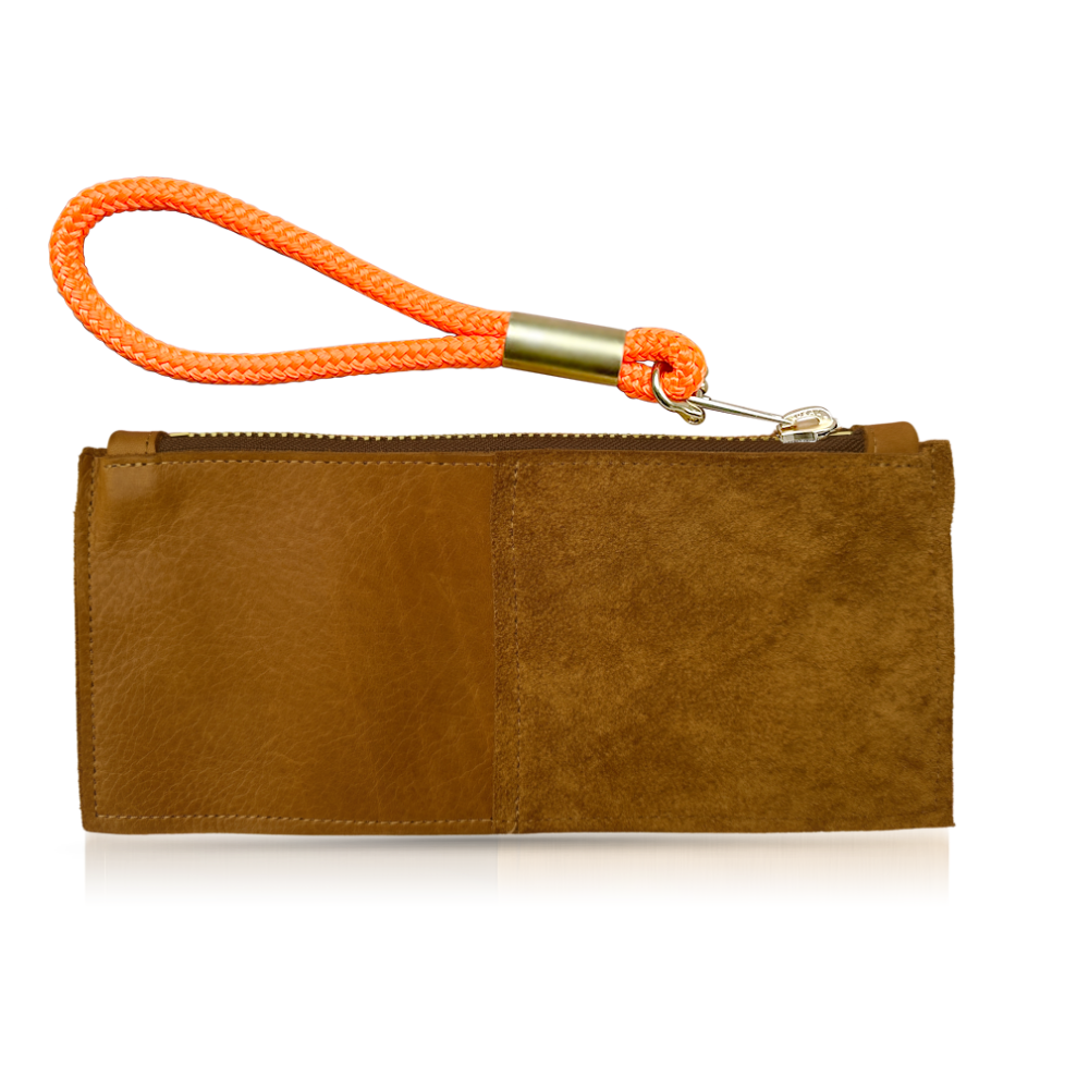 Clutch #Wristlet Color_Neon Orange