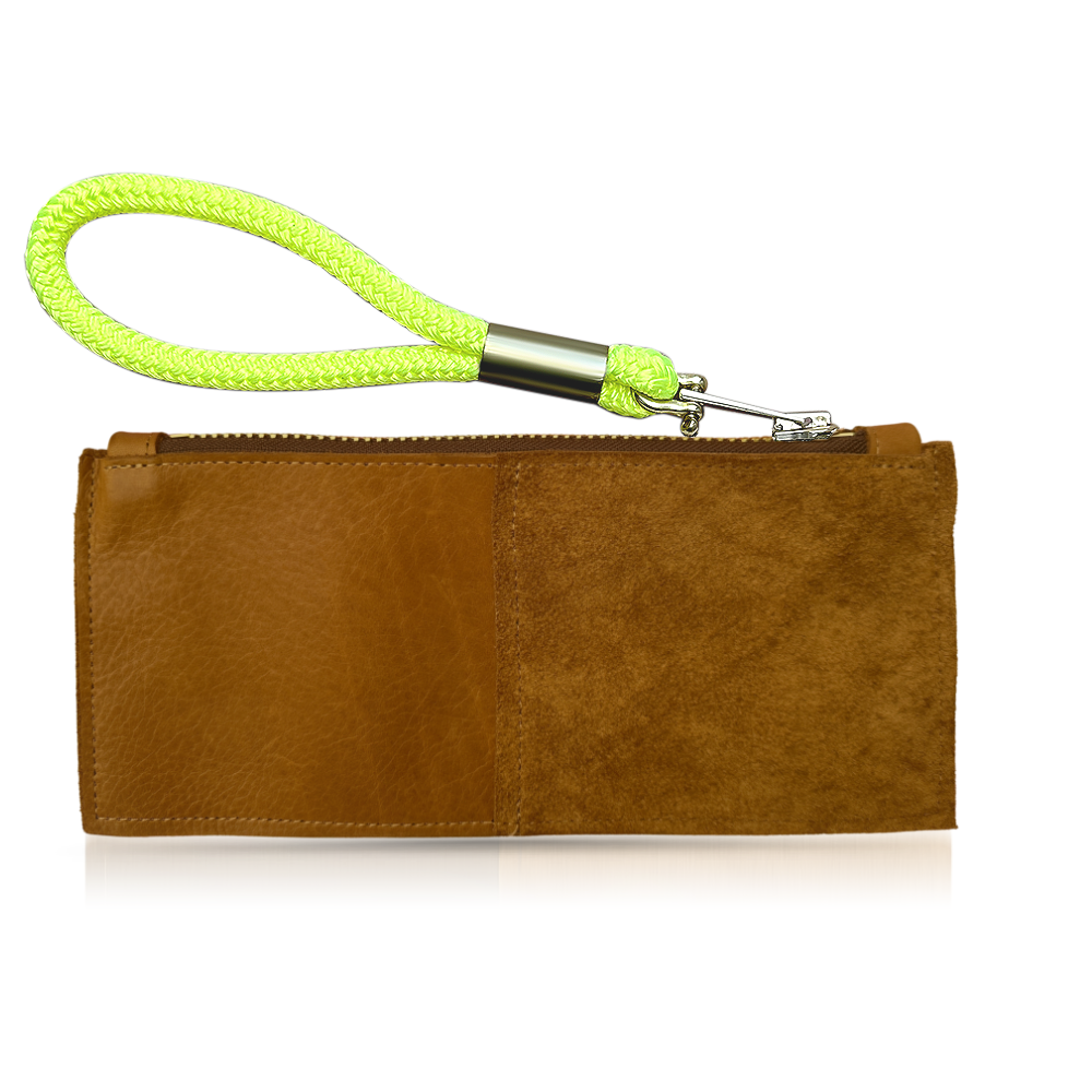 Clutch #Wristlet Color_Neon Yellow