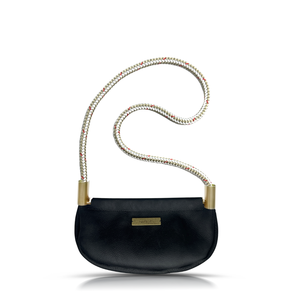 Clam Shell #Rope Color_Oyster Shell Gold#Rope Handle Length_Shoulder (35")#Add Ons_Handbag Only