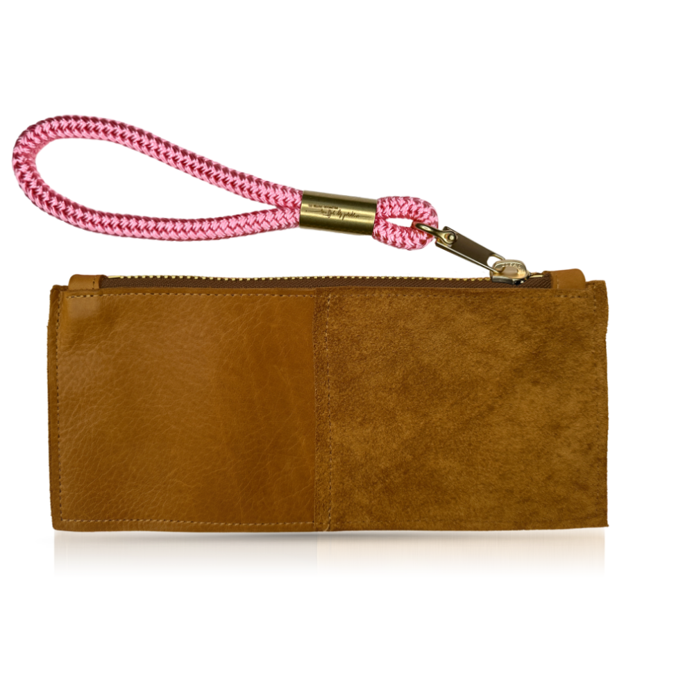 Clutch #Wristlet Color_Pink Beach Rose