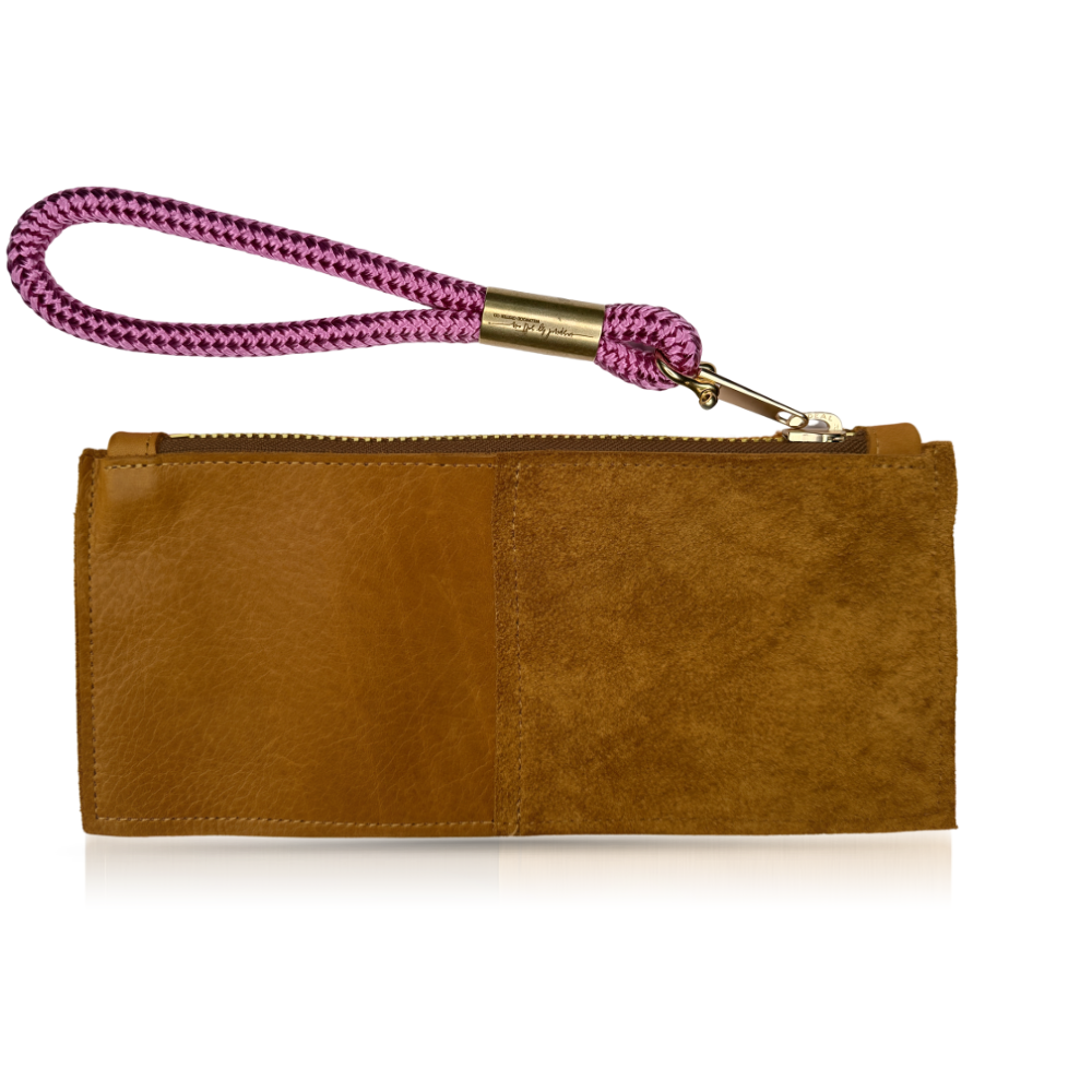 Clutch #Wristlet Color_Purple Beach Rose