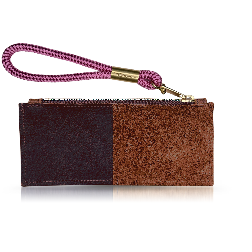 Clutch #Wristlet Color_Purple Beach Rose