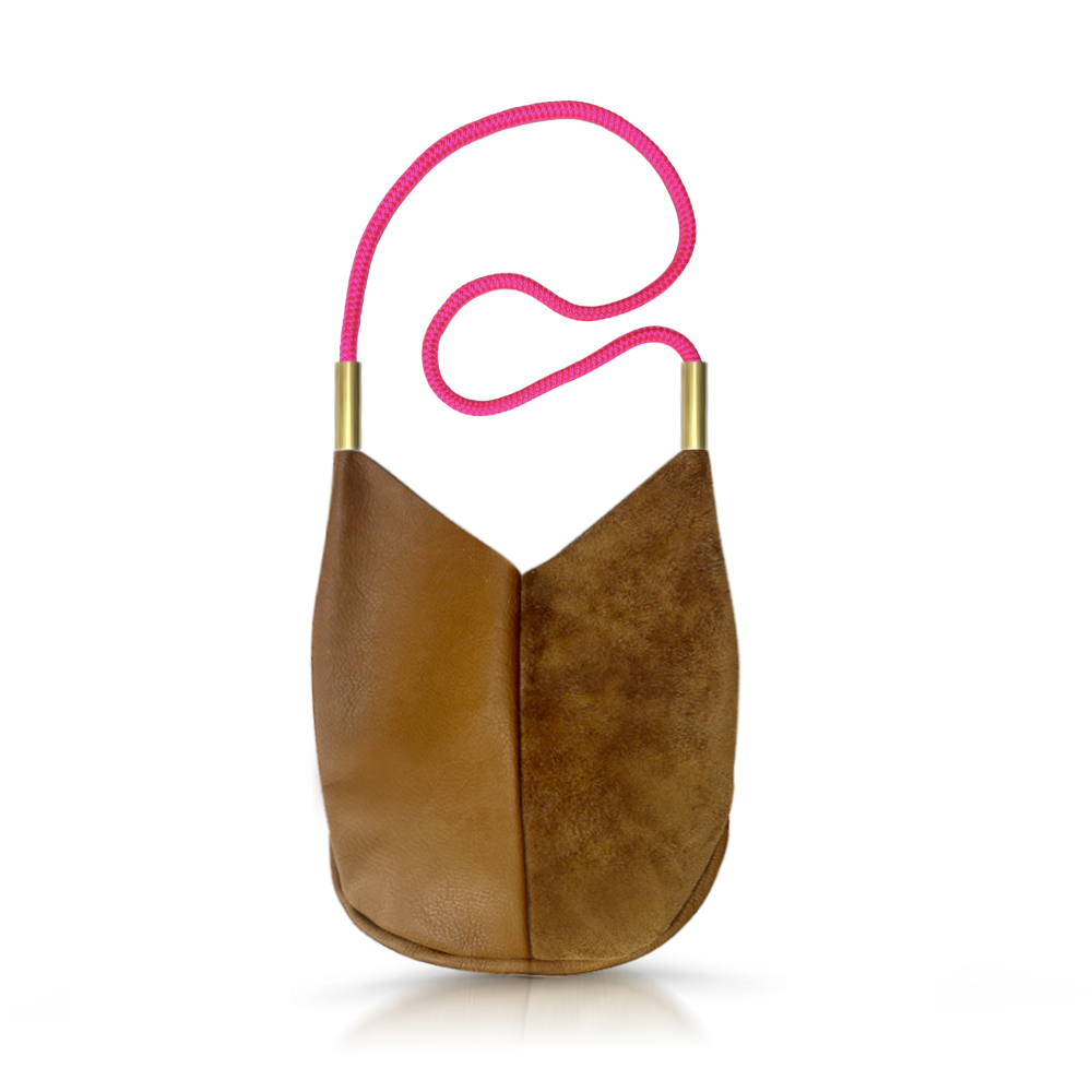 #Rope Color_Neon Pink#Rope Handle Length_Crossbody (40")#Add Ons_Handbag Only,#Rope Color_Neon Pink#Rope Handle Length_Custom Length#Add Ons_Handbag Only