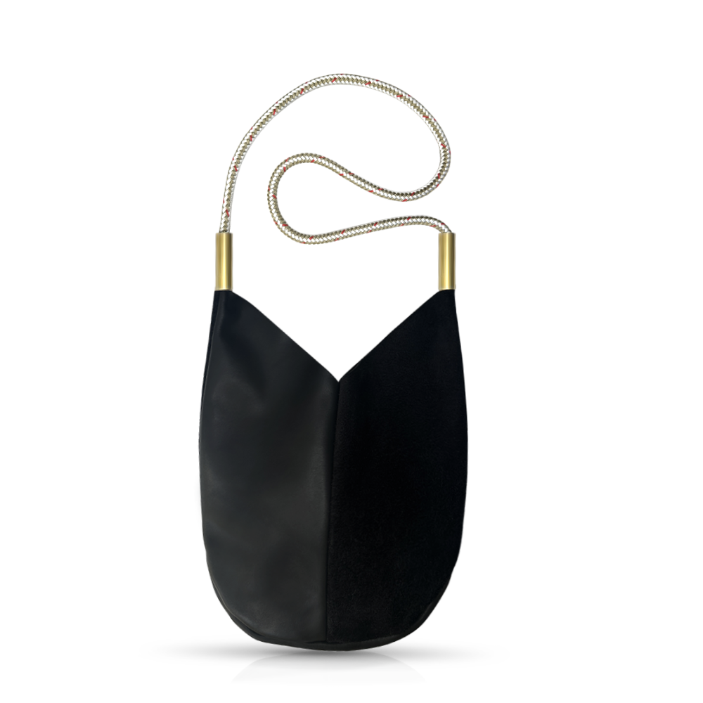 Mermaid Purse #Rope Color_Oyster Shell Gold#Rope Handle Length_Shoulder (40")#Add Ons_Handbag Only