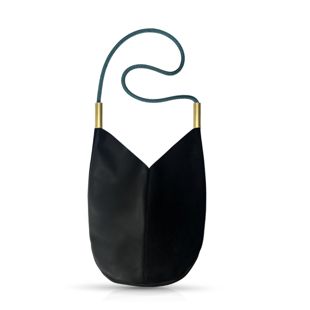 Mermaid Purse #Rope Color_Seaside Teal#Rope Handle Length_Shoulder (40")#Add Ons_Handbag Only