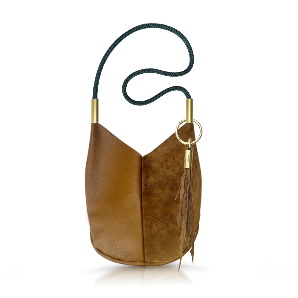 #Rope Color_Pine Green#Rope Handle Length_Crossbody (40")#Add Ons_Add a Matching Seaweed Tassel (Save $10)