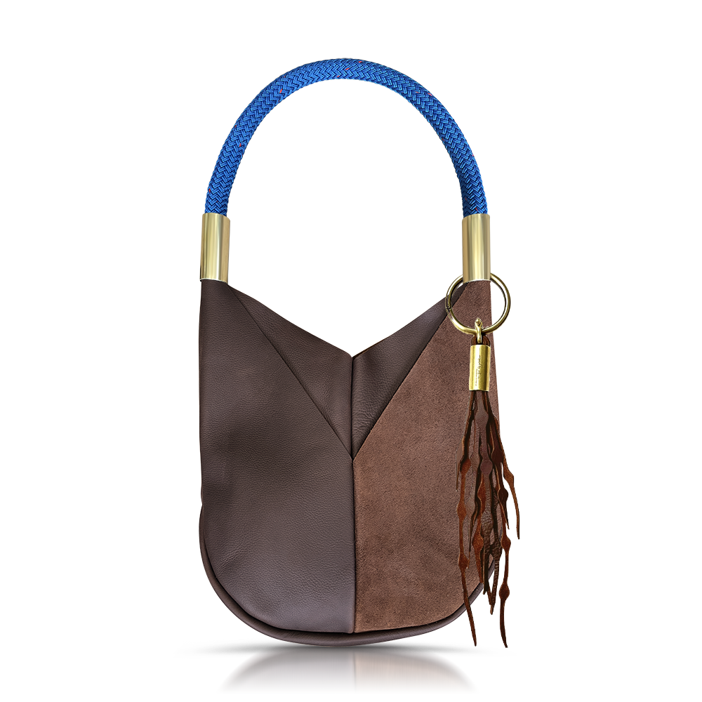 Original Wildwood Bag Large#Rope Color_Harborside Blue#Add Ons_Add a Matching Seaweed Tassel (save $10)