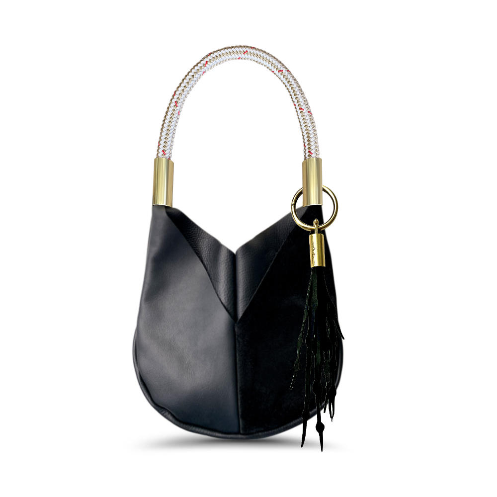 Original Wildwood Bag Small#Rope Color_Oyster Shell Gold#Add Ons_Add a Matching Seaweed Tassel (save $10)