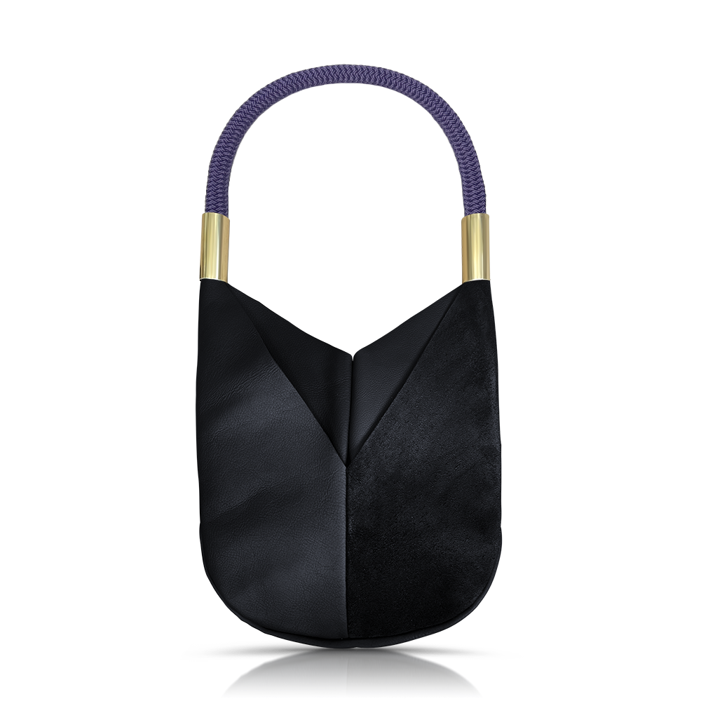 Original Wildwood Bag Large#Rope Color_Purple Mussel Shell#Add Ons_Handbag Only