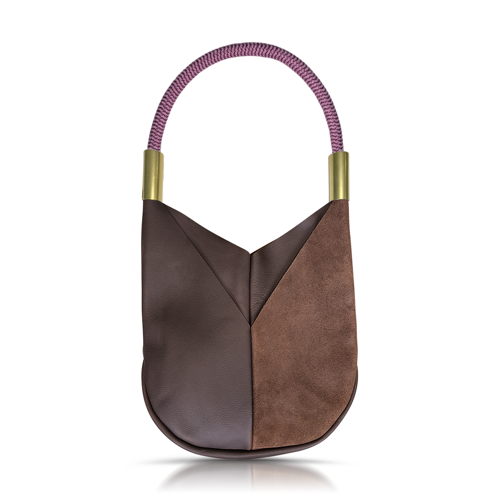 Original Wildwood Bag Large#Rope Color_Purple Beach Rose#Add Ons_Handbag Only