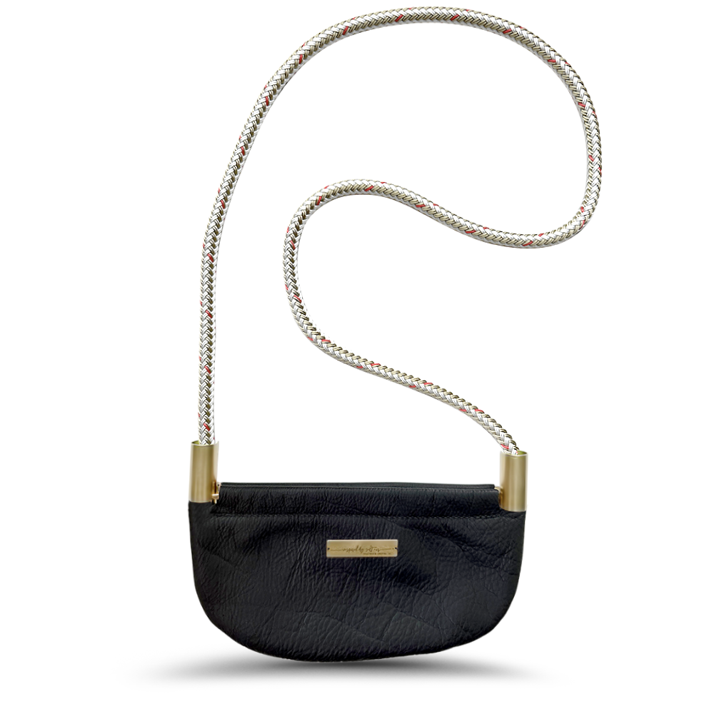 Oyster Shell #Rope Color_Oyster Shell Gold#Rope Handle Length_Crossbody (50")#Add Ons_Handbag Only