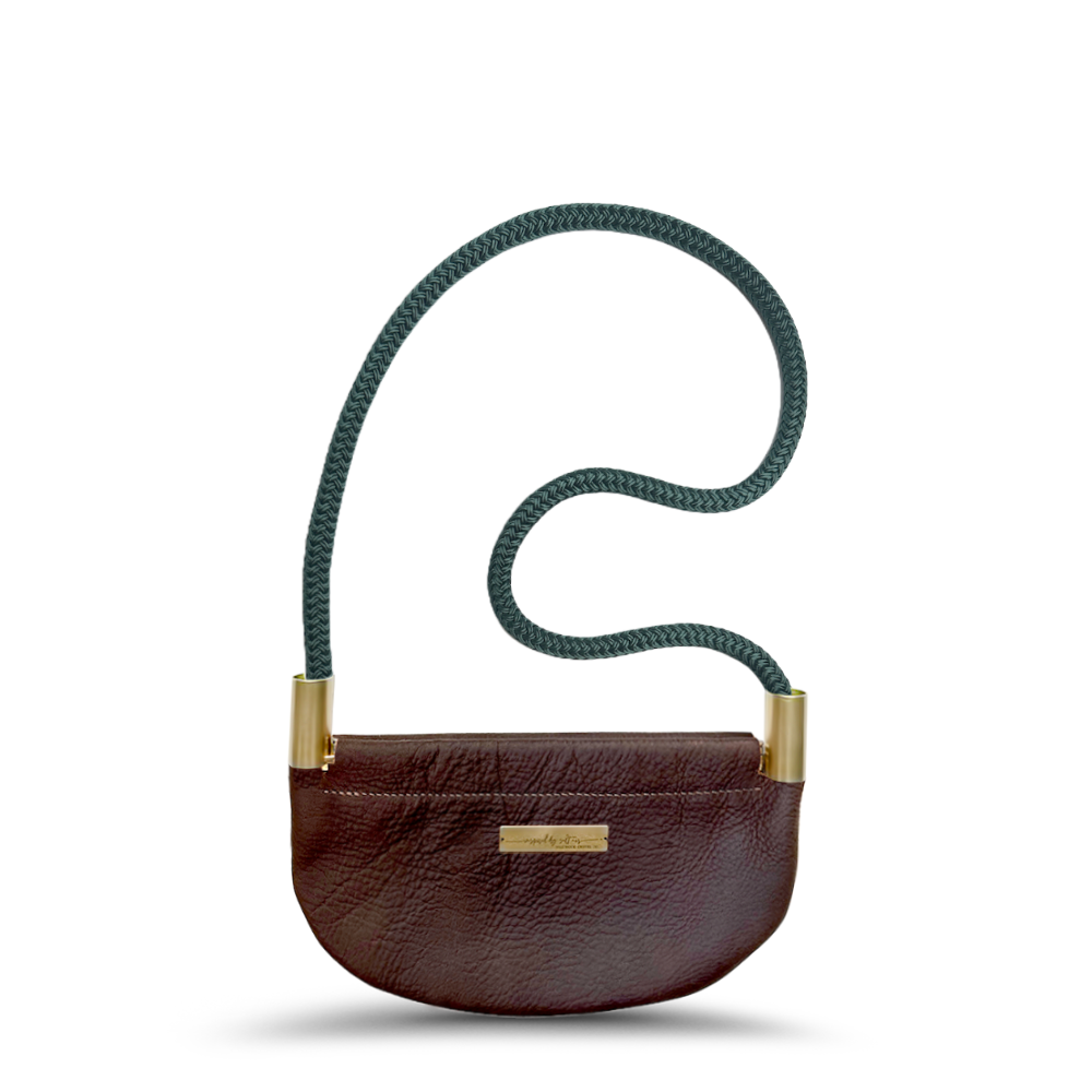 #Rope Color_Pine Green#Rope Handle Length_Shoulder (35")#Add Ons_Handbag Only