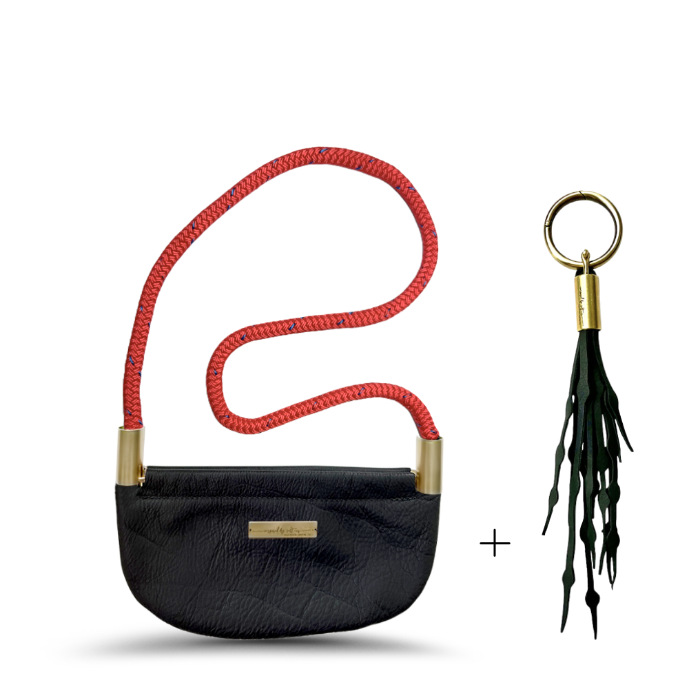 #Rope Color_Winterberry Red#Rope Handle Length_Shoulder (35")#Add Ons_Add a Matching Seaweed Tassel (save $10)