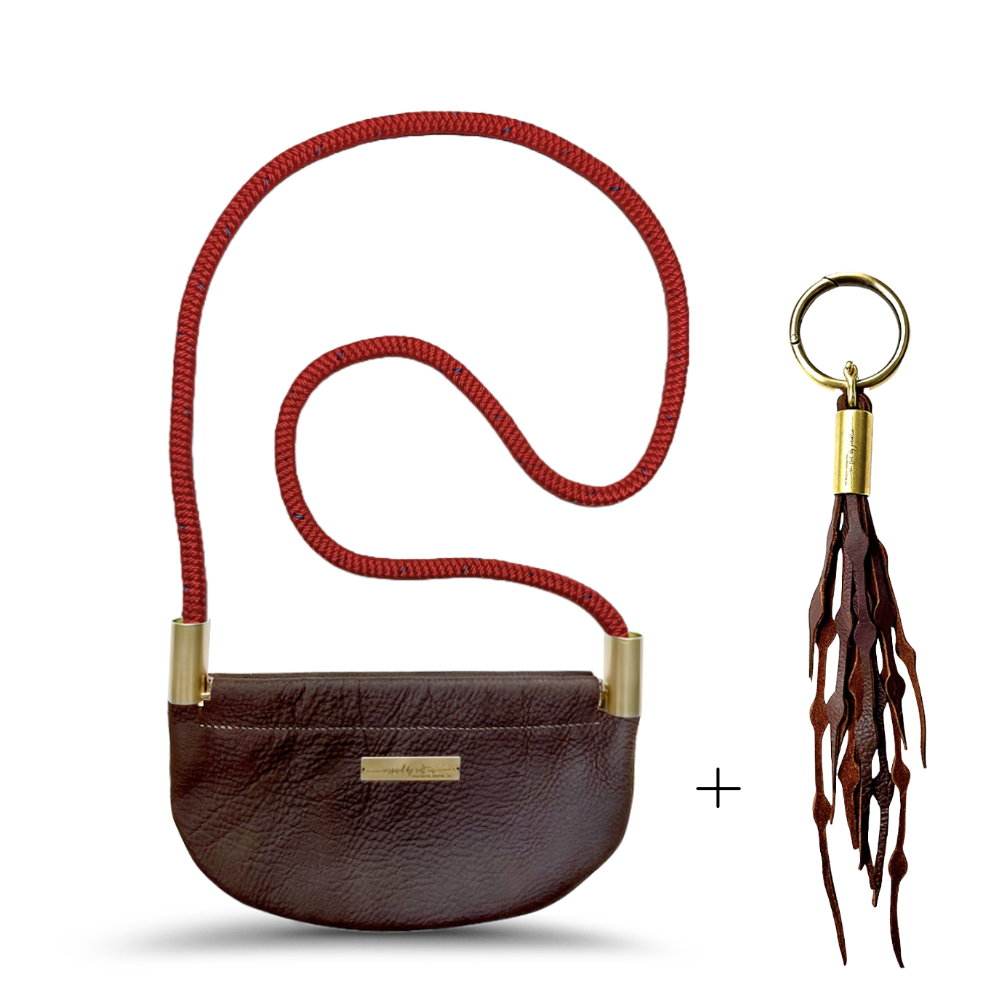 #Rope Color_Winterberry Red#Rope Handle Length_Crossbody (50")#Add Ons_Add a Matching Seaweed Tassel (save $10)