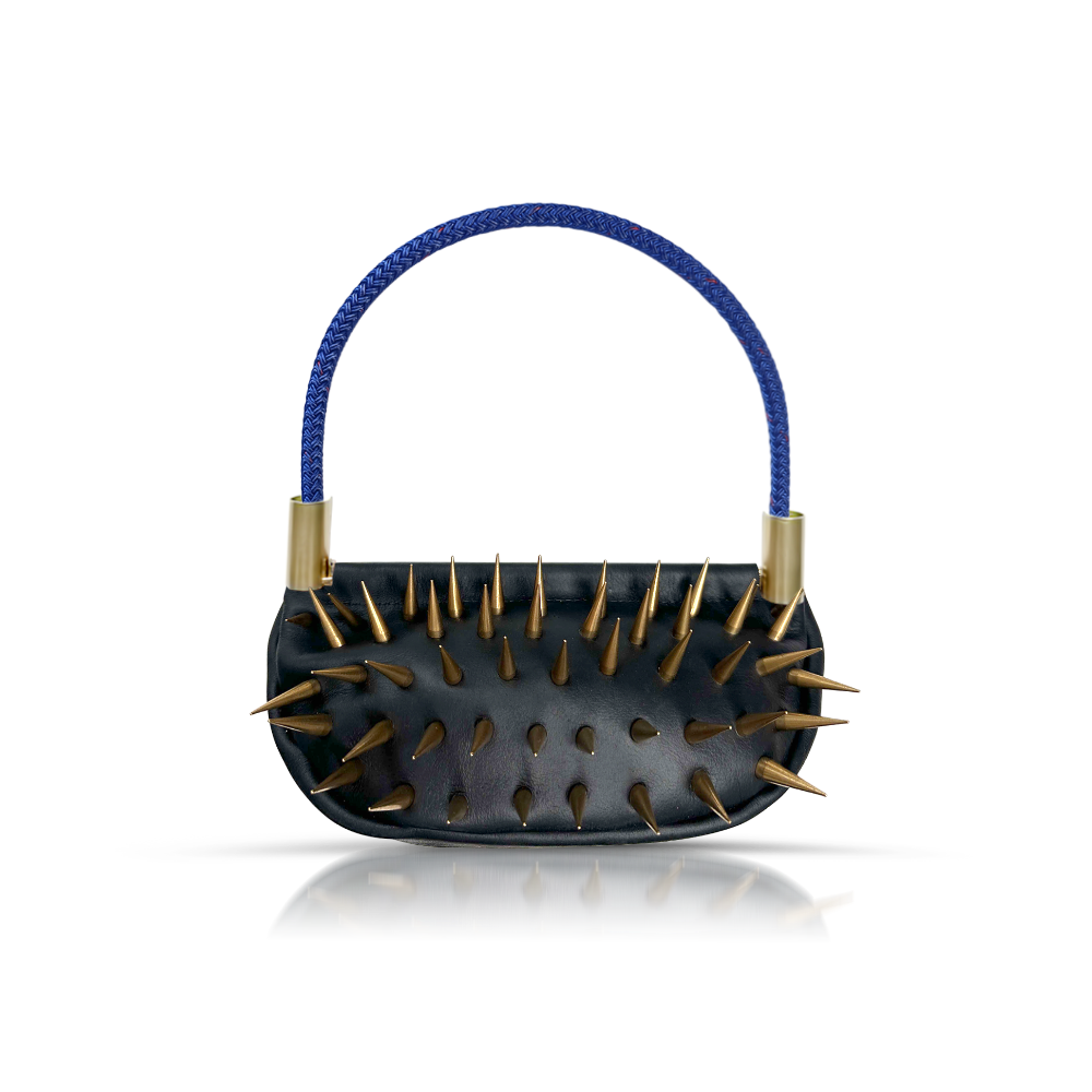 Sea Urchin Bag // Kaiya in Black Leather